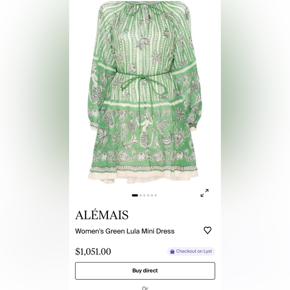 Alemais Lula Dress